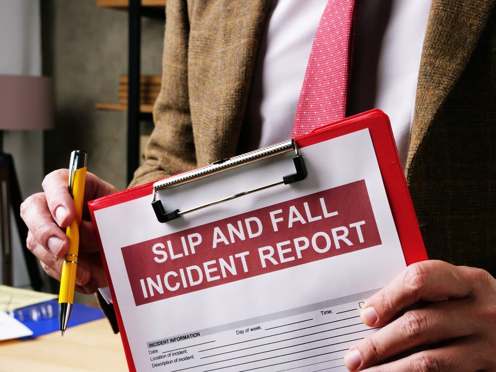 Slip and Fall Incident Report