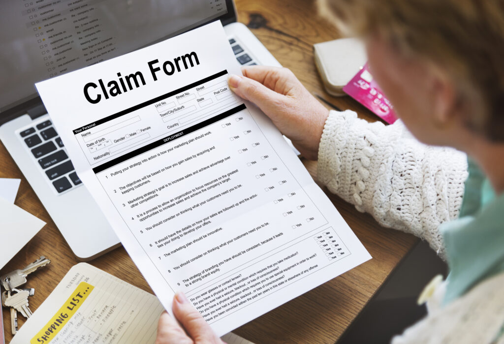 Claim form