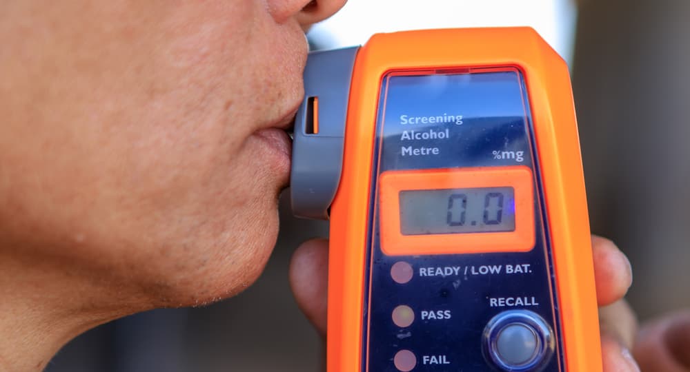 Employers checking drivers for alcohol usage before driving the truck